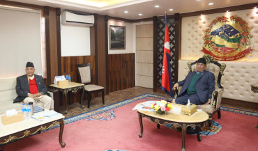 प्रचण्डले गरे ओली र लिङ्देनसँग छुट्टाछुट्टै भेटवार्ता